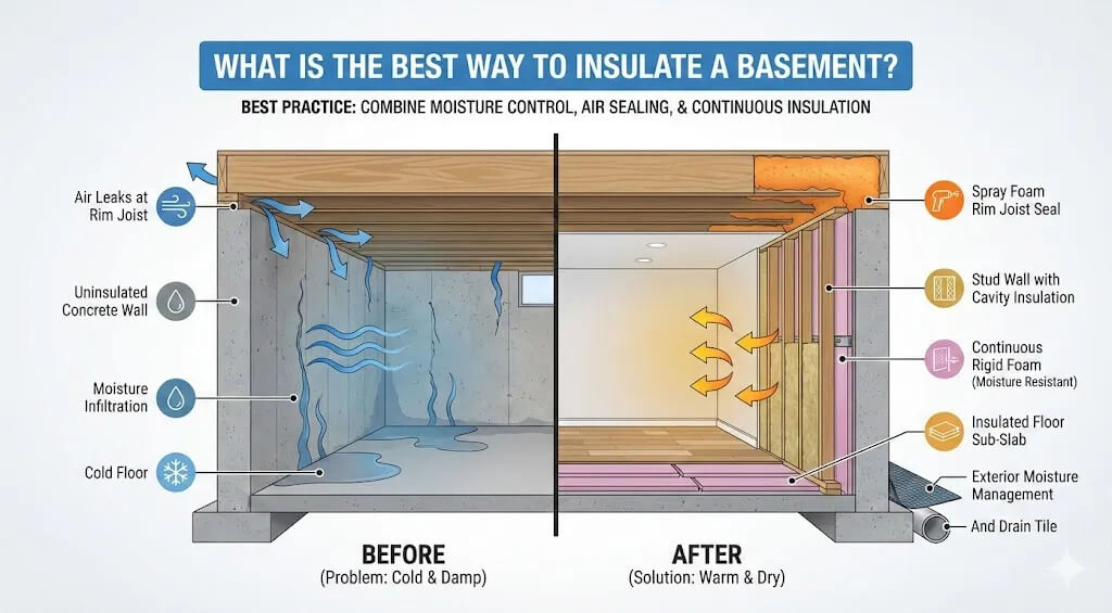 What Is the Best Way to Insulate a Basement
