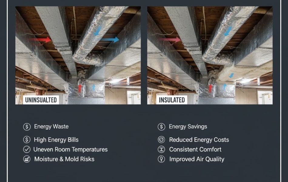 Why Insulated Air Ducts Matter
