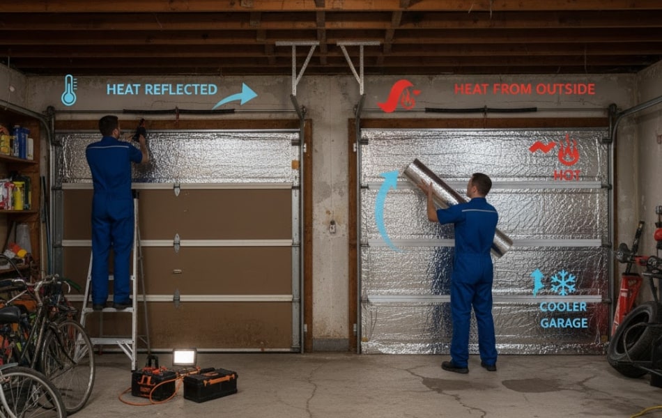 Why is Radiant Barrier Garage Door Insulation Essential?