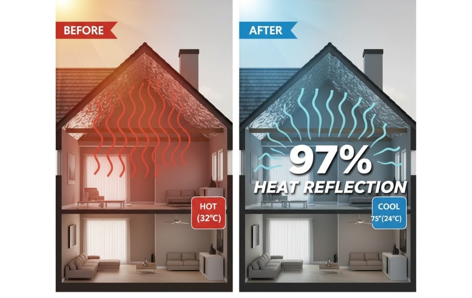 Benefits of Installing Aluminum Foil Insulation