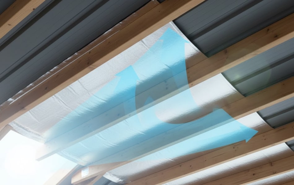 Radiant Barrier for Metal Roofs for Excellent Heat Reflection