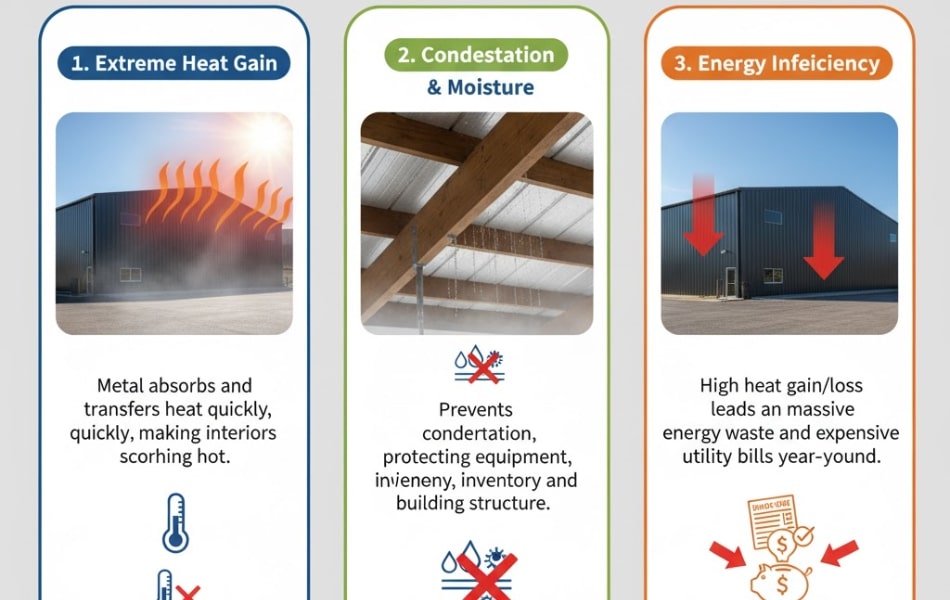 Why Metal Buildings Need Reflective Insulation
